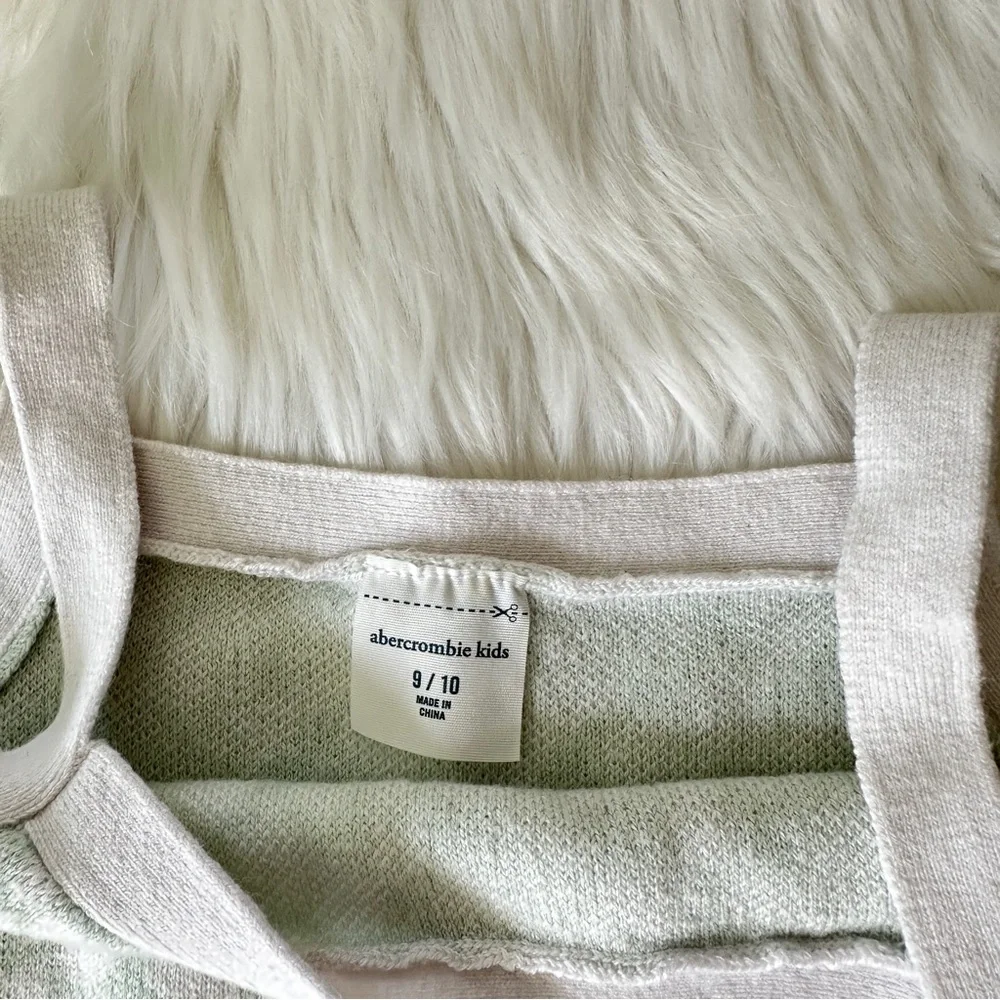 5x$25 Abercrombie & Fitch Green Floral Print Knitted Dress, 9-10